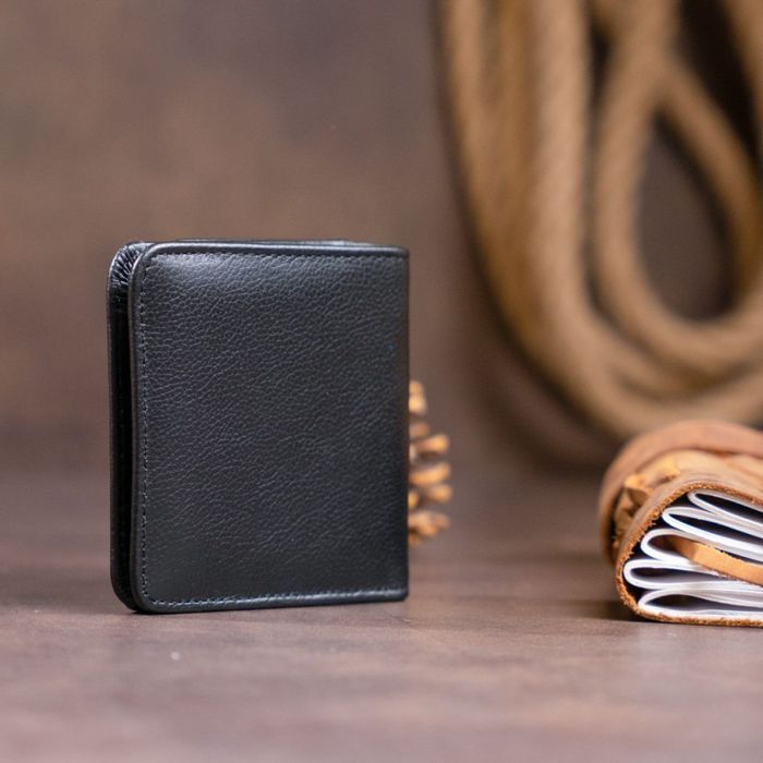 Жіночий шкіряний гаманець ST Leather 19232 Чорний купити недорого в Ти Купи