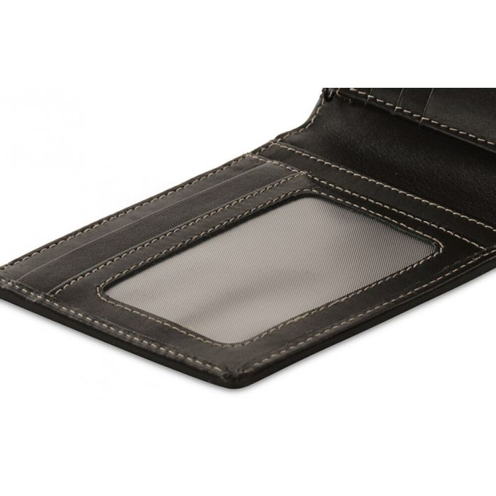 Кожаный мужской кошелек Redbrick RBWC0017 c RFID (black) купить недорого в Ты Купи