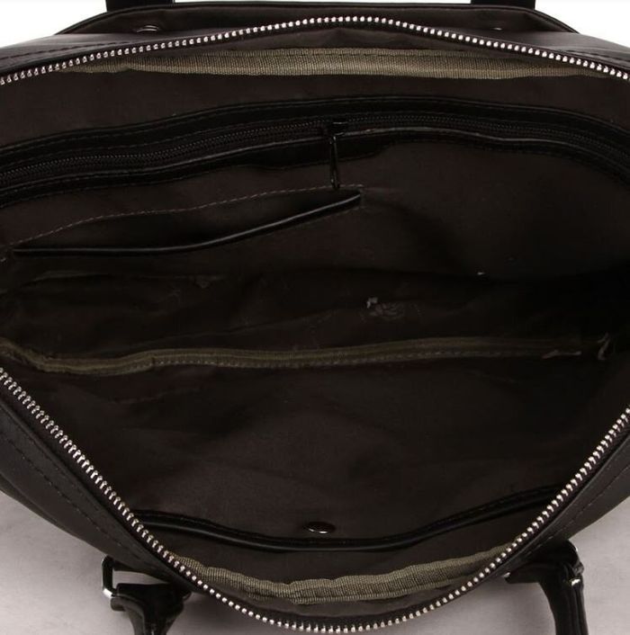 Чоловіча чорна ділова сумка Polo 6610-4 купити недорого в Ти Купи