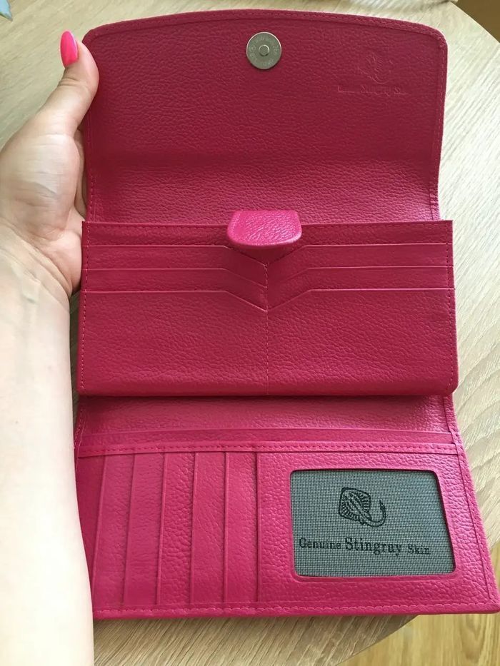 Кошелек из натуральной кожи морского ската Ekzotic Leather stw2 купить недорого в Ты Купи