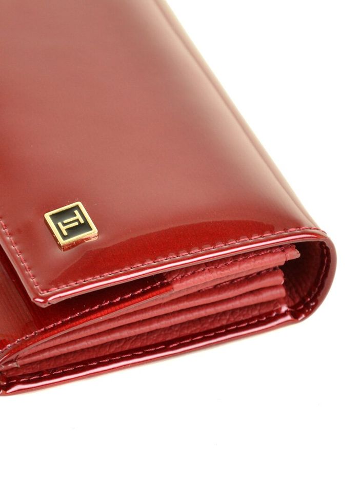 Жіночий шкіряний червоний гаманець Gold Bretton W0807 red купити недорого в Ти Купи
