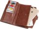Чоловічий шкіряний гаманець Vintage 14372 Коричневий