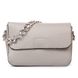 Женская кожаная сумка классическая ALEX RAI 99111 white-grey