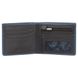 Кожаный мужской кошелек Visconti VSL33 TAP-N-GO c RFID (Steel Blue-Black)