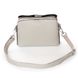 Жіноча шкіряна сумка класична ALEX RAI 99113 white-grey