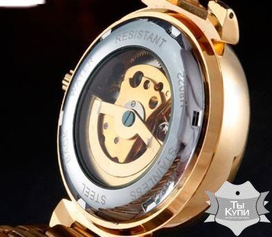 Чоловічий наручний годинник скелетон Winner Round (один тисячі сто двадцять сім) купити недорого в Ти Купи