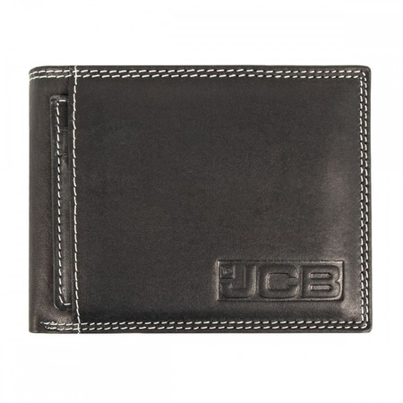 Английский мужской кожаный кошелек JCB NC52MN Black (Черный) купить недорого в Ты Купи