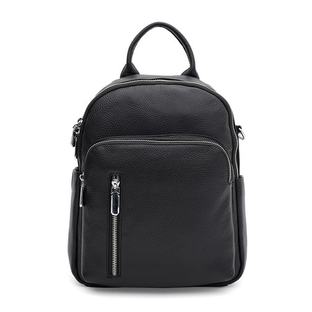 Шкіряний жіночий рюкзак Keizer K108125bl-black купити недорого в Ти Купи