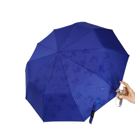 Женский зонт-напівавтомат Bellisimo Flower land 10 спиць Синій (461-5) купити недорого в Ти Купи