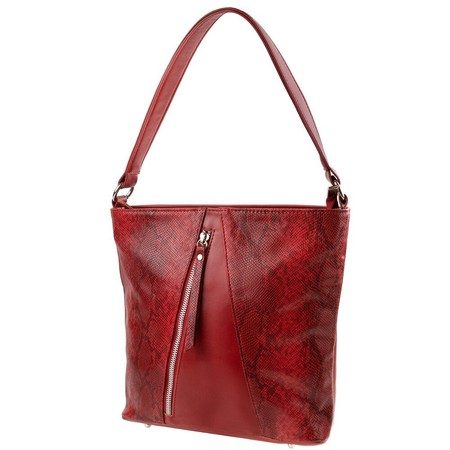 Женская сумочка из кожзама LASKARA LK-10253-red-snake купить недорого в Ты Купи