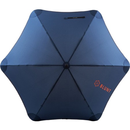 Мужской зонт-трость механический противоштормовой BLUNT Bl-Sport-navy-orange купить недорого в Ты Купи