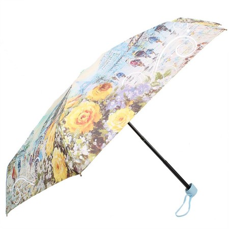 Жіноча компактна полегшена механічна парасолька LAMBERTI z75116-l1850a-0pb2 купити недорого в Ти Купи