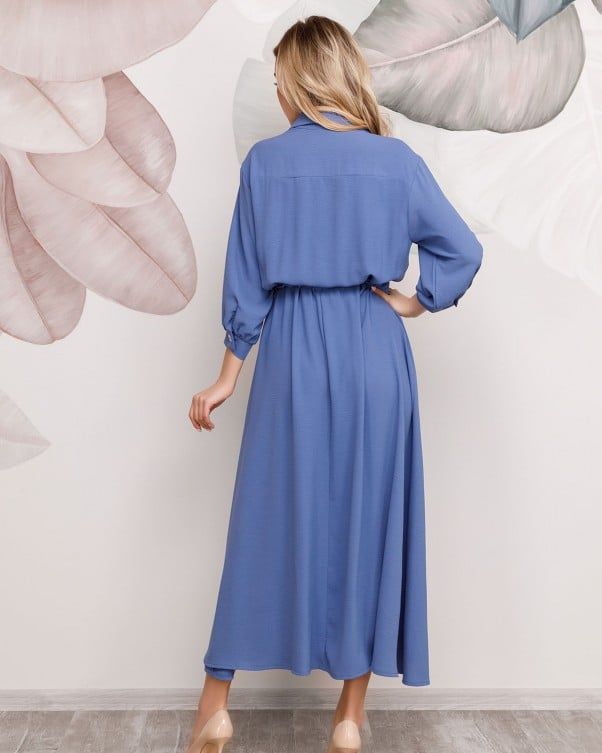 Сукня ISSA PLUS SA-169 M синій купити недорого в Ти Купи