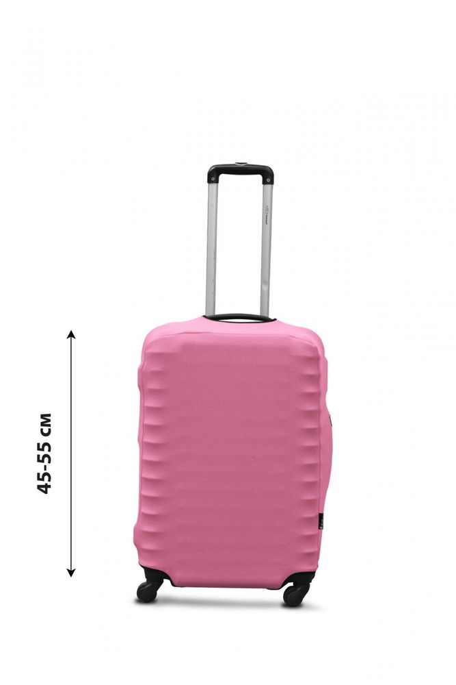 Захисний чохол для валізи Coverbag дайвінг ніжно-рожевий купити недорого в Ти Купи