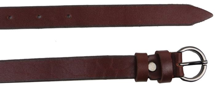 Женский кожаный ремень Skipper 1426-20 коричневый купить недорого в Ты Купи