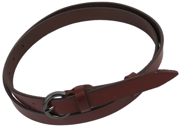 Женский кожаный ремень Skipper 1426-20 коричневый купить недорого в Ты Купи
