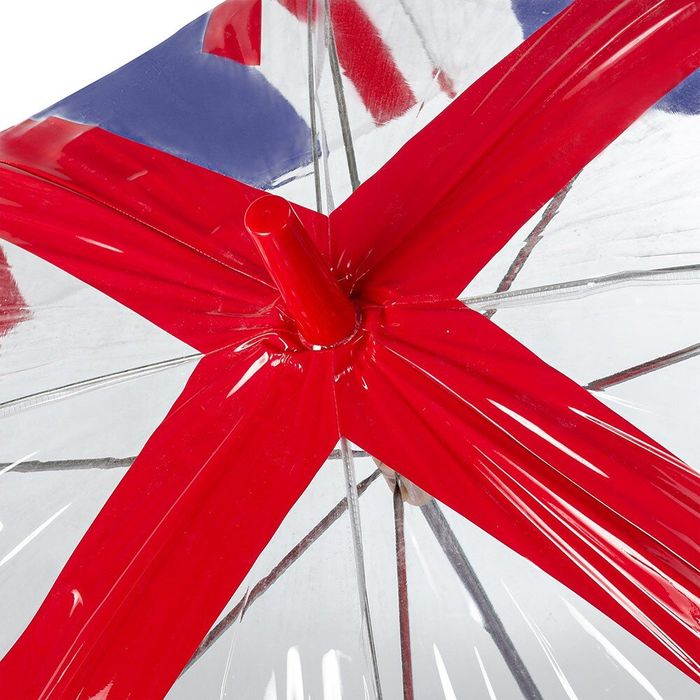 Парасолька-тростина жіноча механічна Incognito-30 PVC Dome L736 Union Jack (Прапор) купити недорого в Ти Купи