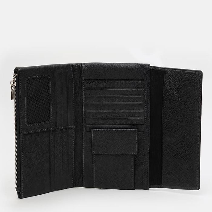 Чоловічий шкіряний гаманець Ricco Grande K1081014-black купити недорого в Ти Купи