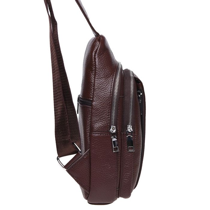 Мужской кожаный рюкзак Keizer K12096-brown купить недорого в Ты Купи
