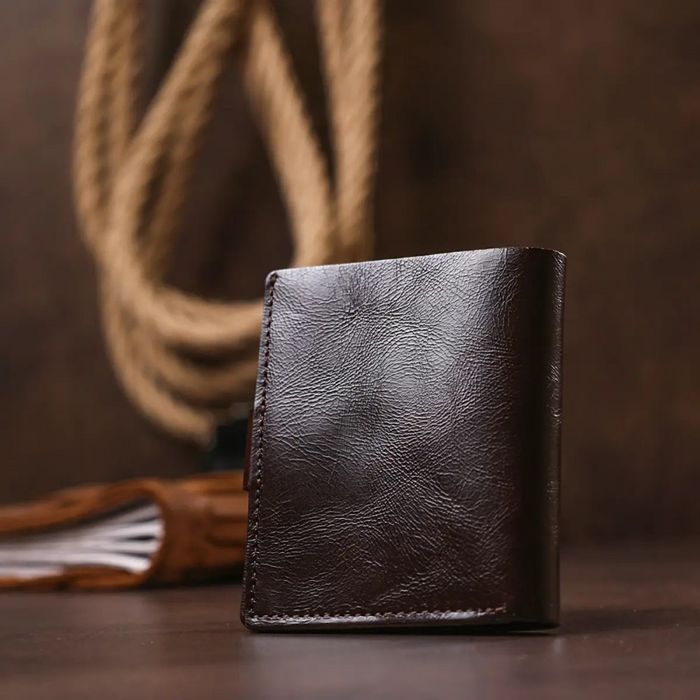 Чоловічий шкіряний гаманець SHVIGEL 16485 купити недорого в Ти Купи