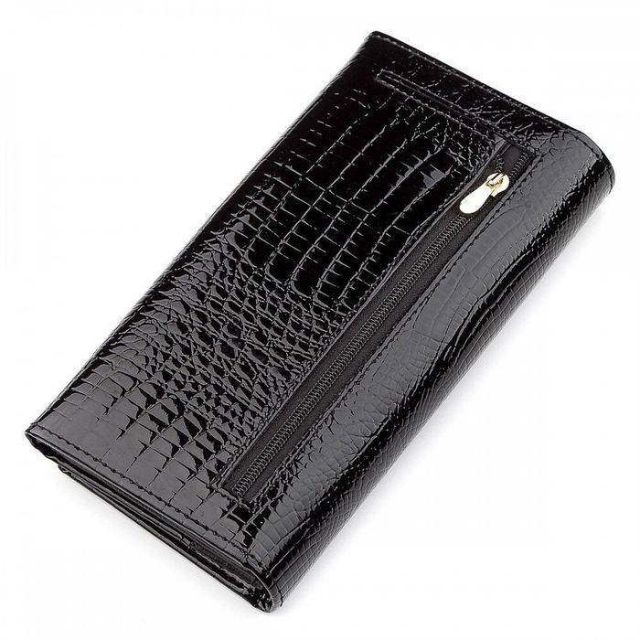 Кошелек из натуральной кожи ST Leather 18390 (S2001A) Черный купить недорого в Ты Купи