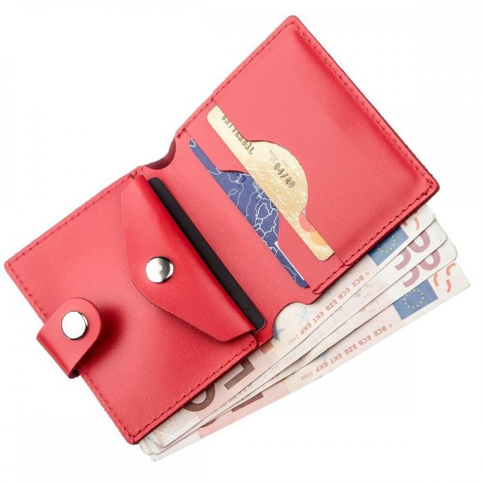 Жіночий гаманець зі шкіри SHVIGEL 16219 Червоний купити недорого в Ти Купи