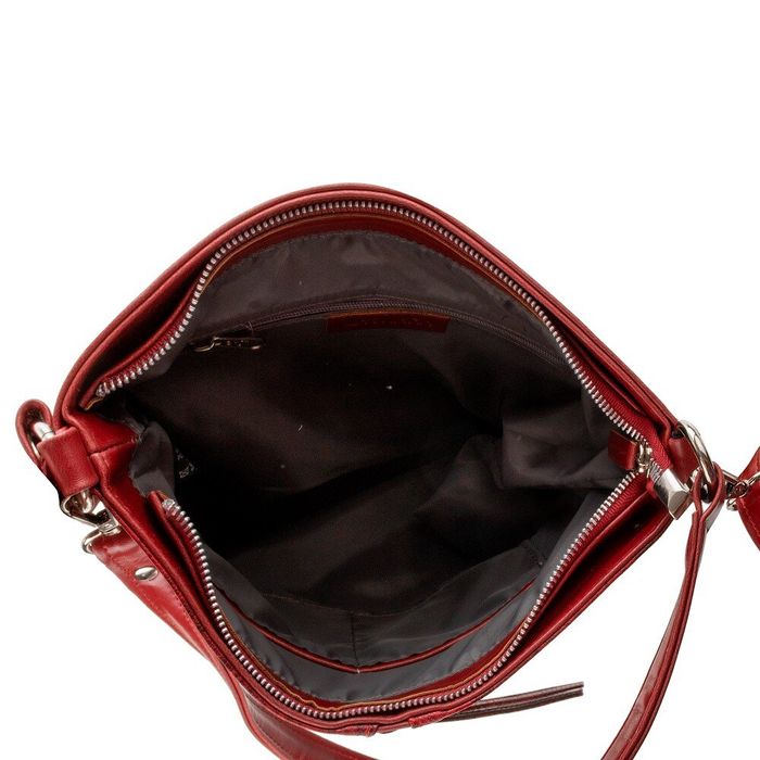 Женская сумочка из кожзама LASKARA LK-10253-red-snake купить недорого в Ты Купи