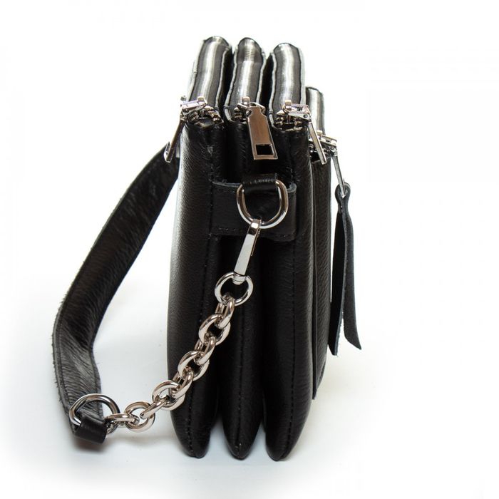 Жіноча шкіряна сумка ALEX RAI 3016 black купити недорого в Ти Купи