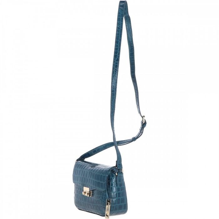 Женская кожаная сумка Ashwood C50 Teal (бирюзовый) купить недорого в Ты Купи