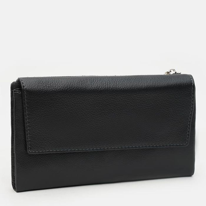 Чоловічий шкіряний гаманець Ricco Grande K1081014-black купити недорого в Ти Купи