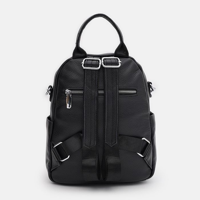 Женский кожаный рюкзак Keizer K108125bl-black купить недорого в Ты Купи