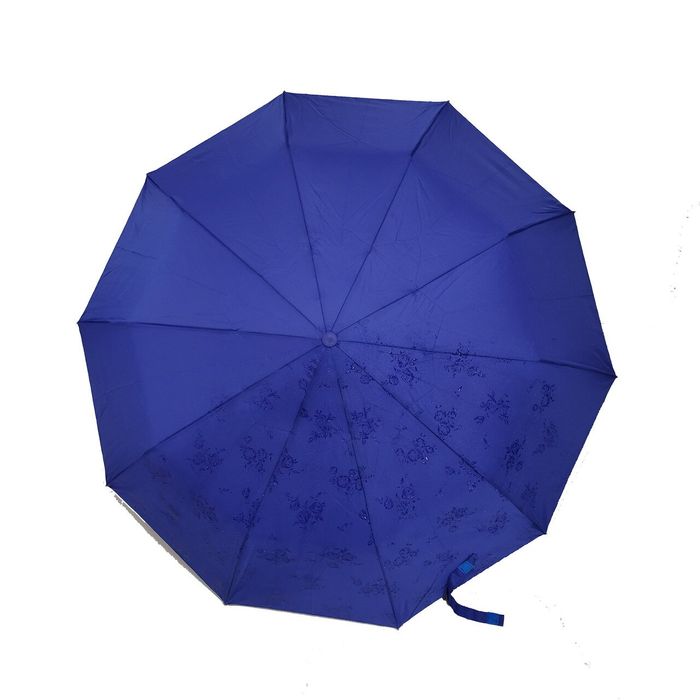 Женский зонт-полуавтомат Bellisimo Flower land 10 спиц Синий (461-5) купить недорого в Ты Купи