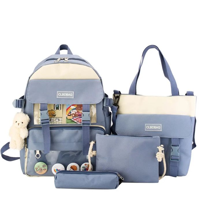 Молодежный набор 4 в 1 рюкзак, сумка, клатч и косметичка SG9435-1 купить недорого в Ты Купи