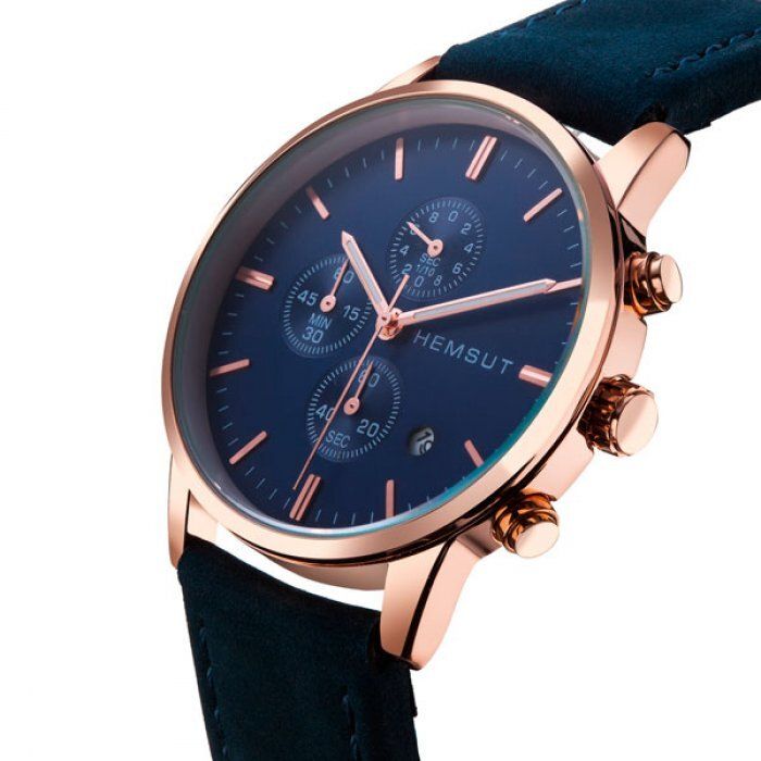 Чоловічий наручний годинник HEMSUT BlueMarine (1025) купити недорого в Ти Купи