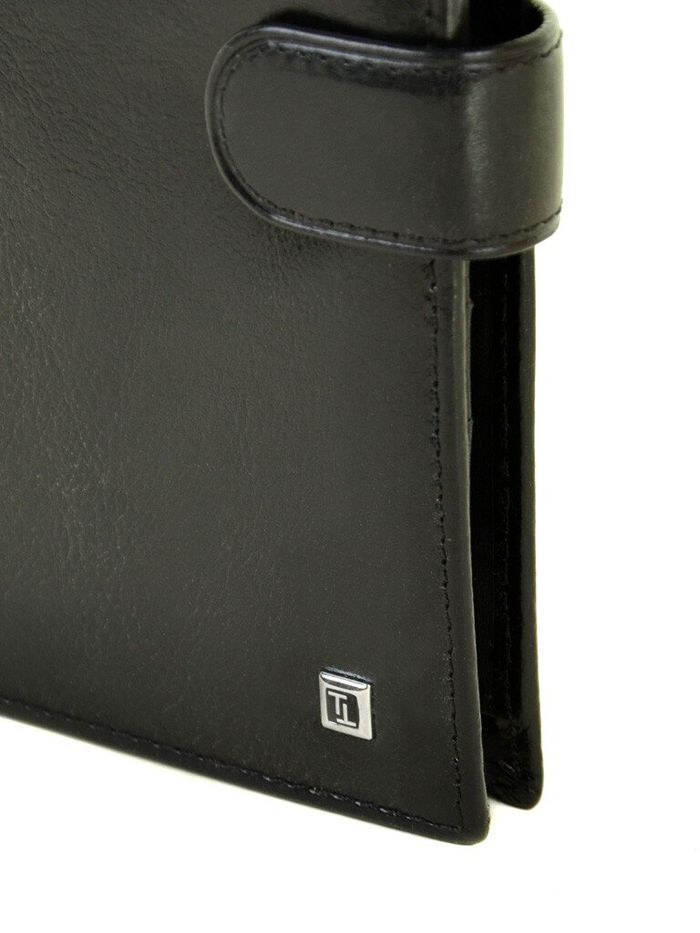 Кожаный кошелек Softina Bretton MS-40 black купить недорого в Ты Купи