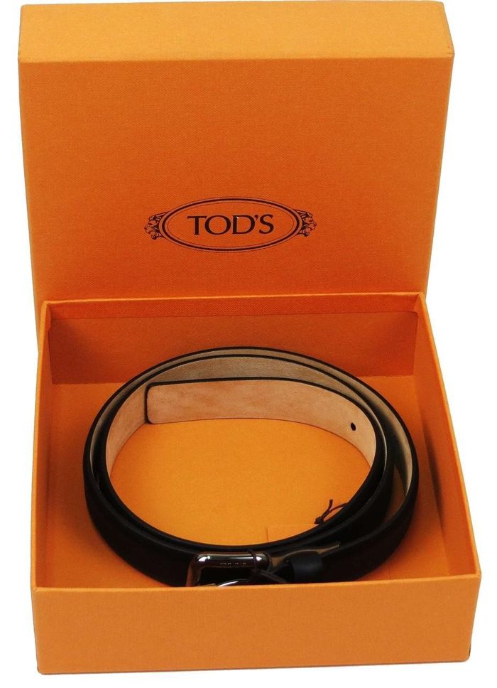 Женский кожаный ремень Tod's, Италия, S31C42 черный купить недорого в Ты Купи