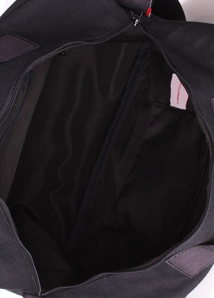 Женская тканевая сумка POOLPARTY original black купить недорого в Ты Купи