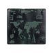 Шкіряний гаманець Hi Art WP-02 Shabby Alga 7 wonders of the world Синій