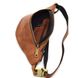 Кожаная коричневая сумка на пояс Tarwa rb-3035-3md