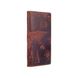 Кожаный бумажник Hi Art WP-05 7 wonders of the world коричневый Коричневый