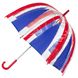 Зонт-трость женский механический Incognito-30 PVC Dome L736 Union Jack (Флаг)