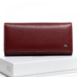 Шкіряний жіночий гаманець Classik DR. BOND W1-V-2 wine-red