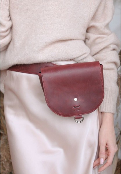Жіноча шкіряна сумка Ruby S Burgundy Vintage Two-Rubby-Mmall-mars-crz купити недорого в Ти Купи