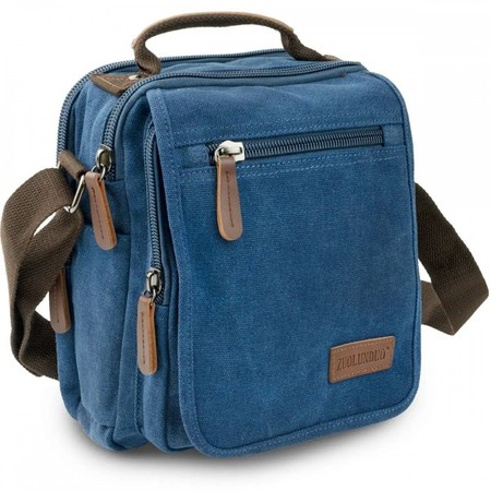 Чоловіча текстильна сумка через плече Vintage 20201 купити недорого в Ти Купи