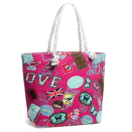 Летняя пляжная сумка PODIUM 5014-1 pink купить недорого в Ты Купи