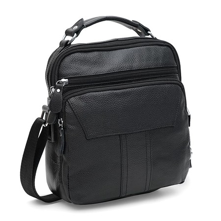 Чоловічі шкіряні сумки Keizer K15113bl-black купити недорого в Ти Купи