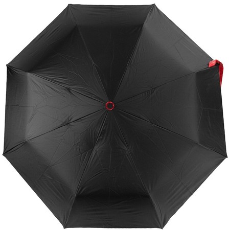 Полуавтоматический женский зонтик FARE fare5529-black-red купить недорого в Ты Купи