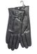 Черные стильные кожаные женские перчатки Shust Gloves
