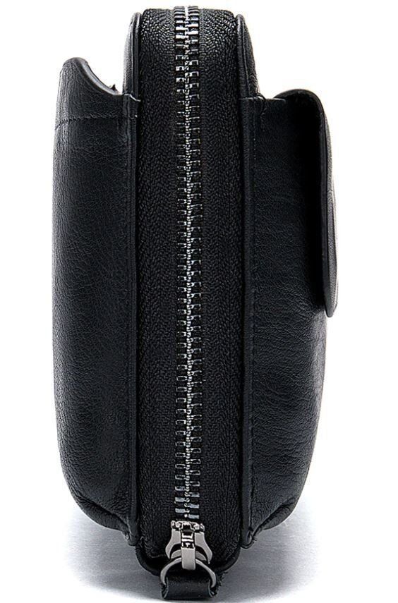 Мужской кожаный черный клатч Vintage 14654 Черный купить недорого в Ты Купи