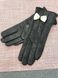 Женские кожаные перчатки Shust Gloves чёрные 373s1 S